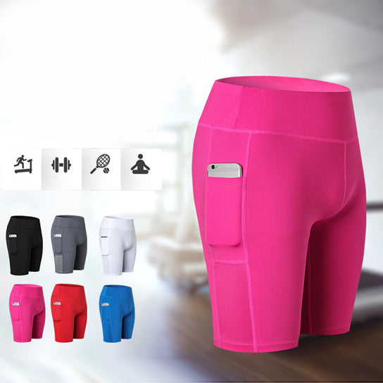 All Seasons Yoga Shorts Stretchable With Phone Pocket Sale