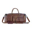 21 Inch Vintage Leather  Duffle Bags for Men and Women Online Sale