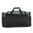 21   Sports Duffle Bag with Adjustable Strap in Gray on Sale