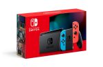 Nintendo Switch Console with Neon Blue & Red Joy-Con. Fashion