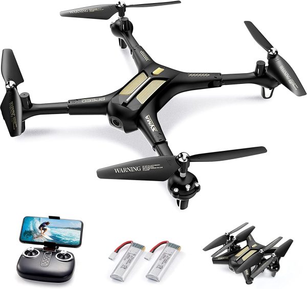 Drone with Camera, SYMA X600W Foldable 1080P FPV Camera Drones for Adults Kids Remote Control Quadcopter with Altitude Hold, Headless Mode, One Key Start, 3D Flips 2 Batteries Online Hot Sale