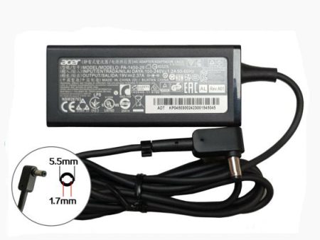 New Genuine Acer Aspire V5-572PG R3-131T-P1EF AC Adapter Charger 45W For Sale