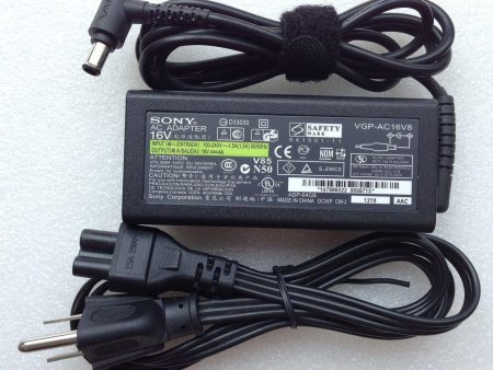 New Genuine SONY AC Adapter Charger VGP-AC16V8 16V 4A 64W 6.5*4.4mm Online