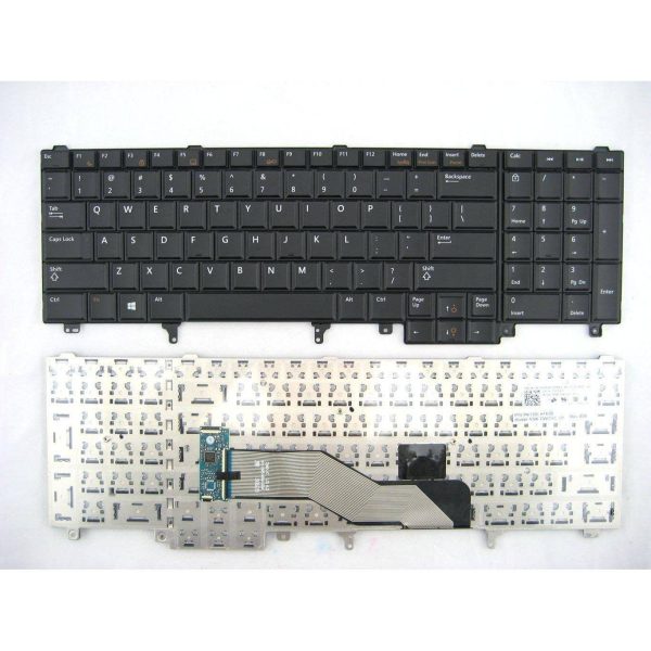 Dell Latitude E5520 E5520M E5530 E6520 E6530 E6540 Keyboard US Non Backlit 0NR5MK NR5MK 2FD2H NSK-DWCUC Hot on Sale