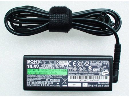 New Genuine Sony AC Adapter Charger VGP-AC19V39 19.5V 2A 39W 6.0*4.4mm with Central Pin Inside For Sale