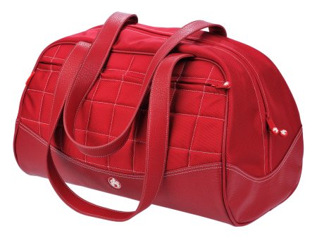 Medium Sumo Duffel (Red with White Stitching) on Sale