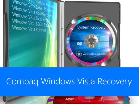 Compaq Windows Vista System Recovery Restore Reinstall Boot Disc DVD USB on Sale