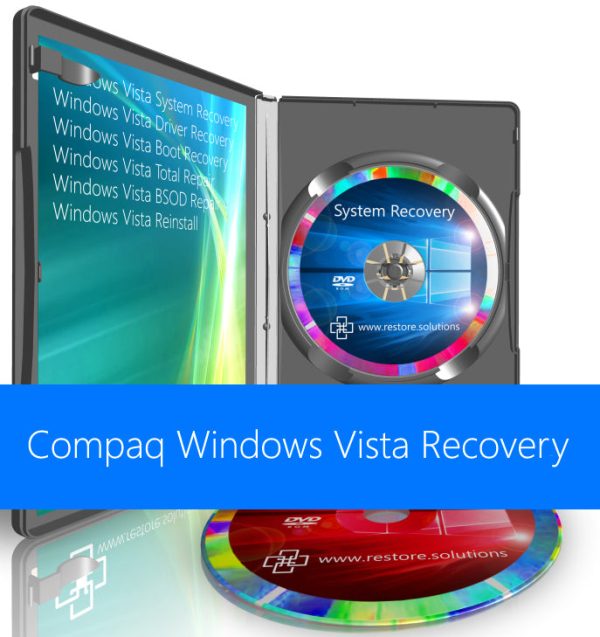 Compaq Windows Vista System Recovery Restore Reinstall Boot Disc DVD USB on Sale