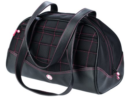 Large Sumo Duffel (Black with Pink Stitching) Discount