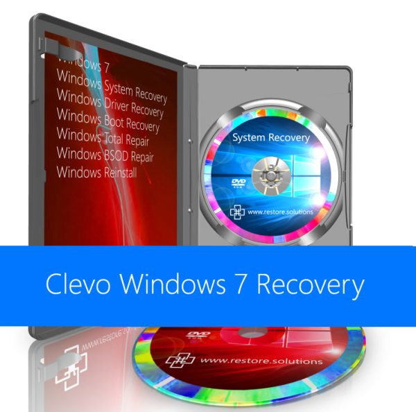 Clevo Windows 7 System Recovery Restore Reinstall Boot Disc DVD USB on Sale