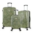 Bella Caronia | Posh Collection | 3pc EXP. Hardside Luggage | 8-Spinner Wheels  (Available in 3 Colors) For Cheap