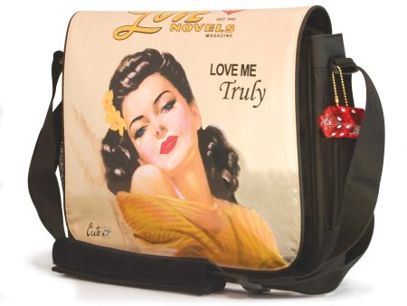 14.1  Maddie Powers Pulp Fiction Laptop Bag (Peach) Cheap