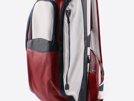 Tri-Color Leather Golf Bag (Available in 7 Colors + Custom) Online Sale