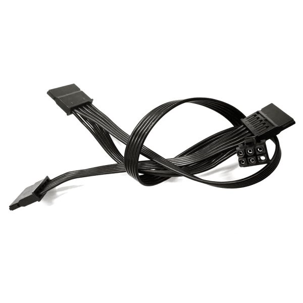 Power Supply Cable For Seasonic 6Pin to 3 SATA 15Pin Sale