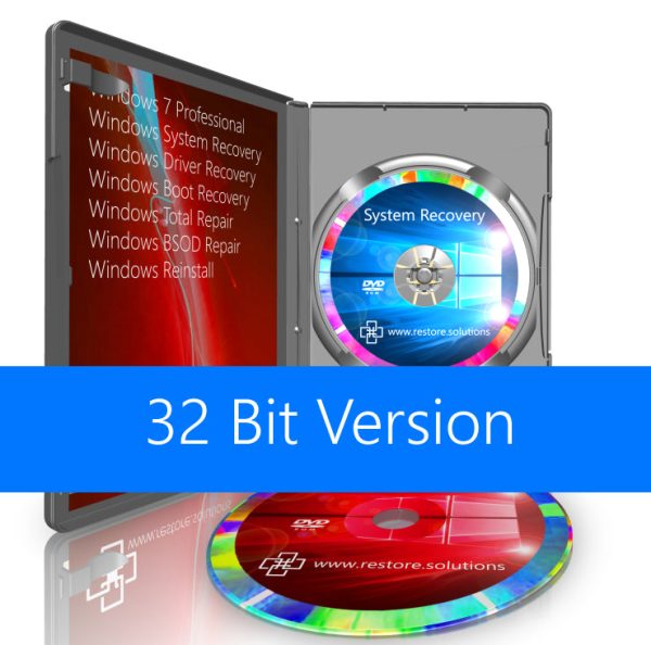 Compaq Windows 7 System Recovery Restore Reinstall Boot Disc DVD USB Online