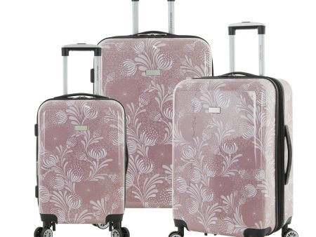 Bella Caronia | Posh Collection | 3pc EXP. Hardside Luggage | 8-Spinner Wheels  (Available in 3 Colors) For Cheap