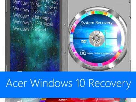 Acer Windows 10 System Recovery Restore Reinstall Boot Disc DVD USB For Cheap