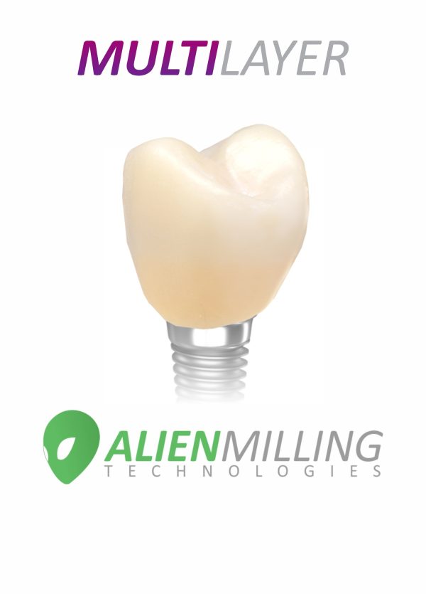 Alien Multi-Layer Implant Zirconia Crown Supply