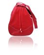 Large Sumo Duffel (Red with White Stitching) For Cheap