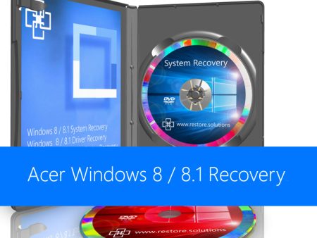 Acer Windows 8   8.1 System Recovery Reinstall Restore Boot Disc DVD USB on Sale