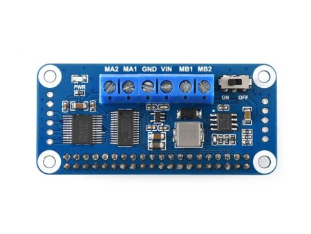 Waveshare Motor Driver HAT for Raspberry Pi Zero Zero W  Zero WH 2B 3B 3B +  I2C Interface Fashion