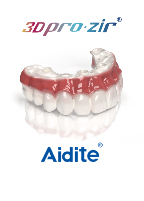 3D Pro Zir Implant Full Arch Hybrid Zirconia Supply