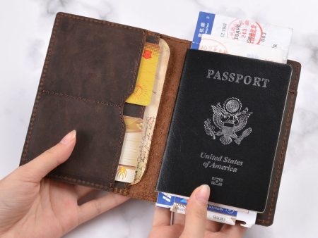 Leather Passport & ID Wallet (Available in 6 Colors) Hot on Sale