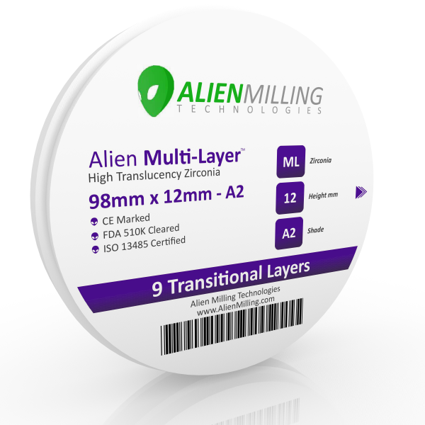 Alien Multi-Layer 98mm Zirconia Disc Online Hot Sale