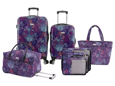 Bella Caronia | Deluxe Collection | 7pc Travel Value Set | 360° 8-Wheel System (Available in 2 Colors) Online Hot Sale