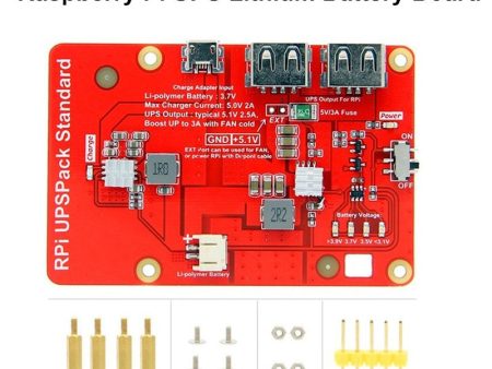 Raspberry Pi 3B+ 3B 4B Lithium Charger Shield Battery Expansion Board Online Hot Sale