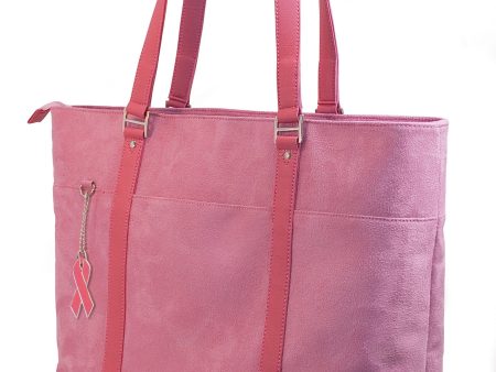 15 -17.3  Breast Cancer Awareness Tote For Sale