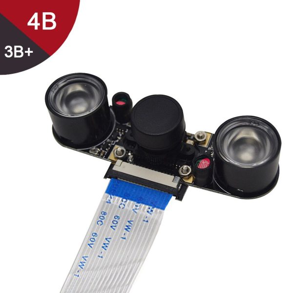 Raspberry Pi 4 Night Vision Fisheye Camera 5MP OV5647 130 Degree Focal Adjustable Camera Discount