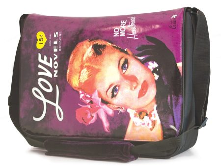 15.4  Maddie Powers Pulp Fiction Messenger Bag (Purple) Fashion