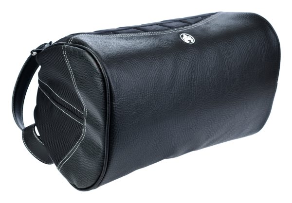 Large Sumo Duffel (Black with White Stitching) For Discount