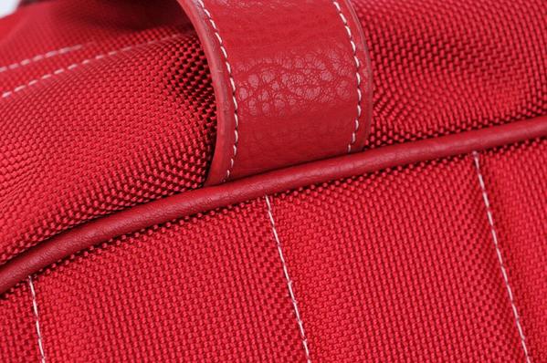 Small Sumo Duffel (Red with White Stitching) Supply