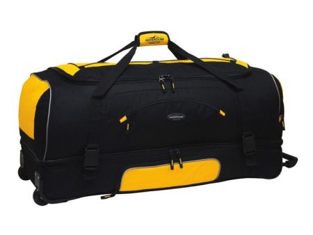 36  Adventure 2-Section Drop Bottom Rolling Duffel (Available in 4 colors) on Sale